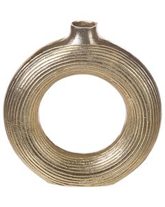 Premium Handmade Decorative Gold Metal Flower <b>Vase</b> Modern Interior Styling Product <b>for</b> Luxury Homes Commercial Spaces Villas - Product Image 4