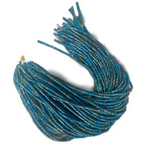 Perles naturelles en vrac pour la fabrication de bijoux, pierres précieuses turquoises, aquara, 12x3mm, livraison gratuite - Product Image 5