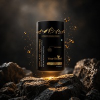 Gummies de Shilajit Marque Blanche OEM Saveur Baies Mixtes avec Extrait d'Ashwagandha et de Ginseng pour l'Énergie Masculine, la Santé Cardiaque et le Soutien au Bien-être