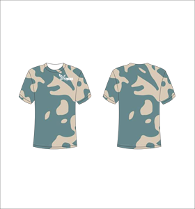 T-shirt camouflage à manches courtes pour hommes, col rond, respirant, coupe classique, décontracté, impression par sublimation, vente en gros, OEM personnalisé - Product Image 1