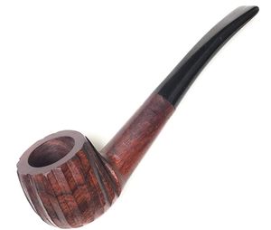 Pipe à fumer en bois de qualité supérieure, faite à la main, style rustique, accessoire décoratif vintage - Product Image 1