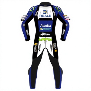 Traje de Cuero para Motociclismo Hector Barbera, 1 Pieza, Piel de Vaca/Canguro, Mono para Pista/Motociclismo, con Protección Nivel 2 - Product Image 2