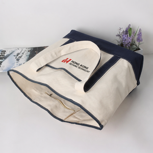Bolsa de Lona de Algodón Extra Grande Personalizada de Alta Calidad, Ecológica, Impermeable, con Diseño de Dibujos Animados, Asa de Cuerda Larga, Logotipo Impreso - Product Image 3