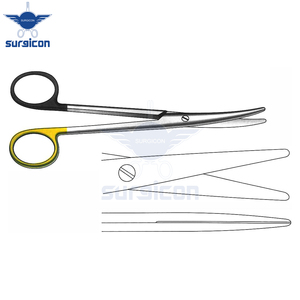 กรรไกร Mayo-Lexer ขนาด 16.5 ซม. / 6-1/2 นิ้ว ใบมีดตรงแบบเดี่ยว ฟันเลื่อย Super Cut TC กรรไกรผ่าตัดสำหรับการตัดที่แม่นยำ - Product Image 3