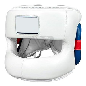 Protector de Cabeza de Cuero Personalizado de Fábrica, Varios Tamaños, para Kick Boxing y Muay Thai - Product Image 1