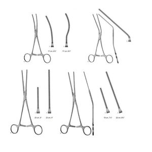 Pinza Cooley para Coarctación y Vascularización Periférica, de Acero Inoxidable, Instrumento Quirúrgico Cardiovascular Atraumático, Reutilizable - Product Image 1