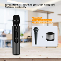 Microphone Vocal Portable Sans Fil Professionnel, Anti-Bruit pour Karaoké, KTV, Conférences et Mobile