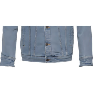 เสื้อโค้ททรงเข้ารูป ราคาสุดคุ้ม ผ้าหนา มีรูระบายอากาศ เสื้อคลุมยีนส์ เสื้อแจ็คเก็ตยีนส์ เสื้อแจ็คเก็ตเดนิมสำหรับผู้ชาย - Product Image 5