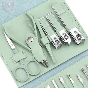 <b>Nail</b> <b>Kit</b> 7 In 1 Stainless Steel Manicure Tools Set With Portable Bag Classic Style For Adult - Product Image 4