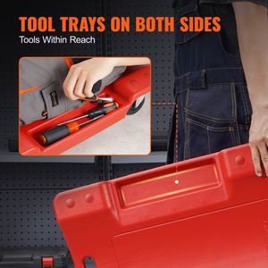 Outil de mécanicien en plastique HDPE de 40 pouces pour véhicules à usage intensif de 350 lb pour garage - Product Image 5