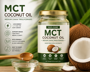 Aceite de coco MCT al por mayor para la piel, el cabello, uso cosmético, embalaje de tamaño personalizado, fabricación en India - Product Image 3