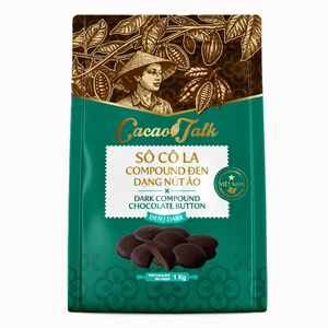 <b>Bakery</b> & Sweet Various Range for Dessert Using HALAL Dark Compound Chocolate Button Cocoa 1KG OEM/ODM Overseas Trade Good Price - Product Image 1