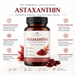 30 Capsules de Gélules Molles d'Astaxanthine – Nutriments Naturels Riches en Astaxanthine à Base de Plantes – Complément Alimentaire pour Soutenir la Santé - Product Image 2