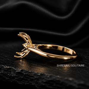 Anillo de Compromiso Minimalista con Diamantes, Corte Cojín de 1-5 CT, Bañado en Rodio, Oro 14K/18K para Mujer - Product Image 3