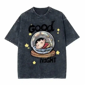 ผู้ผลิตเสื้อยืดฮิปฮอปขนาดใหญ่พิเศษ ผ้าฝ้าย 100% เสื้อผ้าลำลองเนื้อผ้านุ่ม พิมพ์ลายตามสั่ง ขายส่งเสื้อผ้า ผ้าเนื้อยืด - Product Image 5