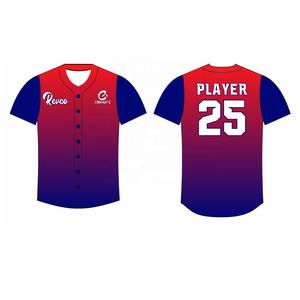 Jersey de béisbol personalizado de alta calidad/Jersey de béisbol transpirable hecho a medida - Product Image 1
