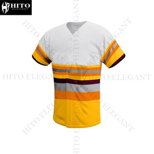 Maillot de baseball avec logo personnalisé et branding d'équipe, t-shirt de baseball athlétique, vêtement de performance anti-humidité, maillot de baseball pour jeunes - Product Image 2