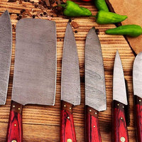 Ensemble de couteaux de cuisine en acier Damas de qualité supérieure, 8 pièces, pour droitiers, outils de cuisine professionnels, 67 couches, longue durée de vie