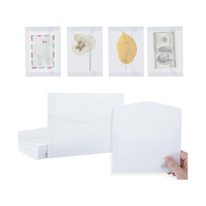 Wholesale White Paper Envelopes with Pointed Flap <b>Blank</b> Mailing <b>Invitation</b> Envelopes for <b>Wedding</b> Cards Letters and Office Use - Product Image 2