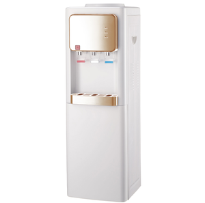 <span class=keywords><strong>Distributeur</strong></span> <span class=keywords><strong>d</strong></span>'<span class=keywords><strong>eau</strong></span> sur pied avec réfrigérateur, personnalisé, électrique, en plastique, à poussée, chaud, 3 robinets, compresseur de refroidissement - Product Image 1