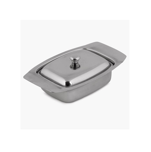 Caja de Mantequilla de Acero Inoxidable Ecológica de Aspecto Lujoso con Tapa, Acabado Pulido Brillante, Apta para Lavavajillas - Product Image 5