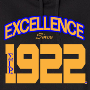 <b>Black</b> Excellence Since 1922 Pullover Hoodie for <b>Women</b> Greek Letter Graphic Hooded <b>Sweatshirt</b> Long Sleeve Casual Collegiate Appar - Product Image 2