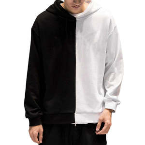 Sweat à capuche Techwear unisexe noir et blanc, style streetwear oversize, cyberpunk, mode urbaine hip-hop, en promotion - Product Image 2