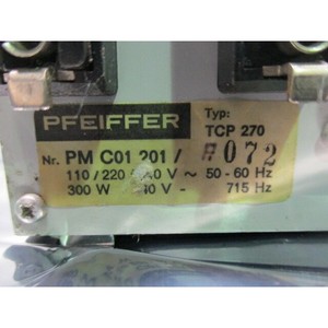 ปั๊มเทอร์โบ Pfeiffer PM C01 201 รุ่น TCP 270 - อุปกรณ์และอะไหล่เซมิคอนดักเตอร์ระดับโลกที่เชื่อถือได้ - Product Image 6