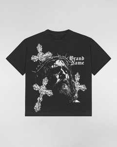 Camisetas Deportivas de Moda con Diseño Personalizado, 100% Algodón, Cuello Redondo, Corte Holgado para Hombre, Precio al por Mayor - Product Image 1