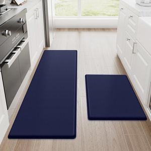 2 Tappeti da Cucina Antifatica, Tappetini Ammortizzati Antiscivolo per Scrivania, Tappetino Impermeabile per Pavimento della Cucina - Product Image 1
