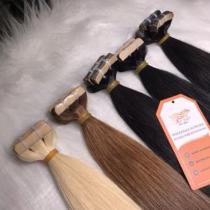 เทปต่อผมมนุษย์ธรรมชาติสีบลอนด์น้ำตาลดำแบบประหยัด - Product Image 4