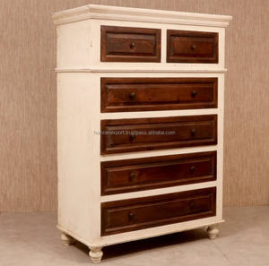 Table de chevet en bois de qualité supérieure avec un design moderne, un attrait rustique et de nombreux éléments de rangement essentiels pour la chambre à coucher - Product Image 3