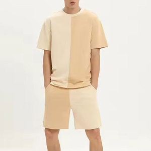 Prix raisonnable, t-shirts et shorts pour hommes les plus vendus, ensemble décontracté de haute qualité pour adultes. - Product Image 3