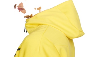 Vêtements de sport 66% coton 34% polyester noir de jais coupe standard de chaleur ensemble de survêtements de sport en polaire technique avec logo de marque personnalisé - Product Image 6