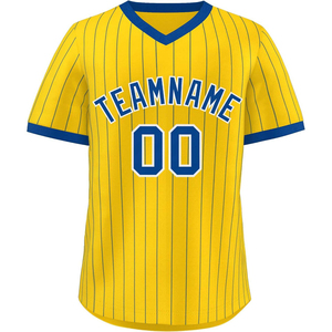 Meilleur prix Ensemble de maillots de baseball pour hommes adultes, nom d'équipe personnalisé imprimé, col en V, 100% polyester, vêtements de sport respirants, shorts courts - Product Image 6