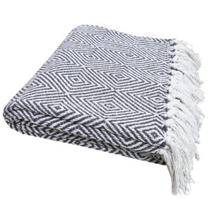 ผ้าห่มผ้าฝ้ายลายเพชรสีเขียวแบบใหม่ล่าสุดผ้าทอให้ความอบอุ่นสบายในฤดูหนาวดีไซน์แตกต่างกันในราคาถูก - Product Image 3