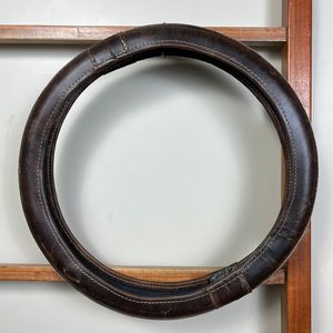 2025 nuevo cuero mecanizado a mano para todas las estaciones diseño Floral antideslizante cuero de vaca genuino cubierta para volante de coche accesorios de coche - Product Image 6