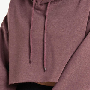 Sudaderas Cortas para Mujer, Mezcla de Felpa, Ajuste Atlético, Cómodas, Ropa Casual para Mujer, Estilo de Vida Activo - Product Image 5