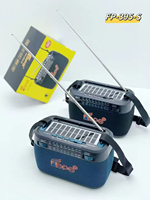 Radio solaire portable d'extérieur Eletree FP-395-S, haut-parleur radio AM/FM/SW, Bluetooth sans fil, charge USB C