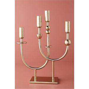 Matte Black Twisted Wrought Iron 4-Cup <b>Candelabra</b> Metal Pillar Candle Holder Stand Centerpiece for Wedding Party Home Decor - Product Image 6