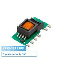Konverter AC DC Mornsun 5V 3W LS03-13B05R3 SMPS SIP Single Switching Power Supply 5VDC Input Lebar 305VAC Modul IoT 72%