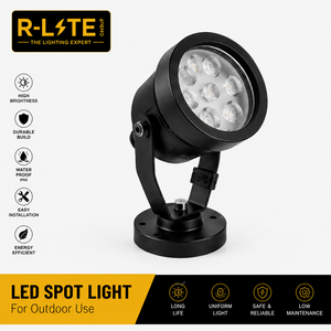 ไฟสปอตไลท์ LED RGB DMX 18w DC24v AC220V สำหรับภายนอกอาคาร ตัวเรือนอะลูมิเนียม มาตรฐาน IP65 ชิป Epistar อายุการใช้งาน 50000 ชั่วโมง ปรับความสว่างได้ - Product Image 4
