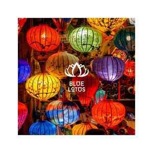 HOT SELLING Eco-Friendly Silk Lantern Handmade <b>Decor</b> Raw Bamboo Lining for Home Lighting Wedding <b>Decor</b> Elegant Silk Craft Design - Product Image 1