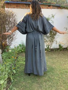 Premium Garde Tie Dye Kaftans Vestido tejido suave y agradable a la piel Hasta el suelo Kaftans de moda Tie Dye - Product Image 6