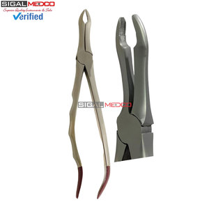 Juego de 4 Pinzas de Extracción de Raíces de Punta Fina de Acero Inoxidable Alemán, Instrumentos Quirúrgicos Dentales, Cirugía Oral Profesional - Product Image 4