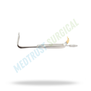 Rétracteur à aspiration Gerbault 14cm 10mm, instrument chirurgical pour la chirurgie plastique et le lifting du cou - Product Image 3