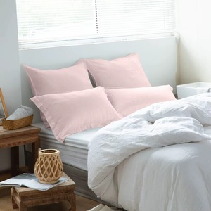 Pink Rectangle Linen Cushion Cover With Ruffle Bohemian Style Home <b>Decor</b> <b>Pillow</b> Case - Product Image 4