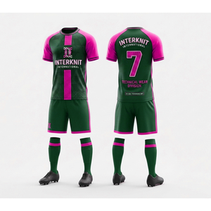 ชุดกีฬาเสื้อฟุตบอลแบบซับลิเมชันชุดเสื้อเจอร์ซีย์เล่นกีฬาระบายอากาศได้ดี - Product Image 3