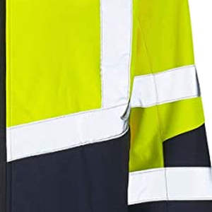 เสื้อฮู้ดสะท้อนแสงสำหรับผู้ชาย ราคาขายส่ง OEM ODM ชุดทำงานเพื่อความปลอดภัย เสื้อแจ็คเก็ตนิรภัยแบบมองเห็นได้ชัดเจน - Product Image 5