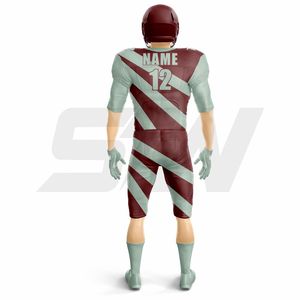 Uniforme de Fútbol Americano Personalizado para Equipos, Jersey de Fútbol Americano Sublimado Premium, Proveedor de Ropa Deportiva para Equipos de Fútbol Americano - Product Image 3